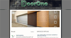 Desktop Screenshot of doorone.fi
